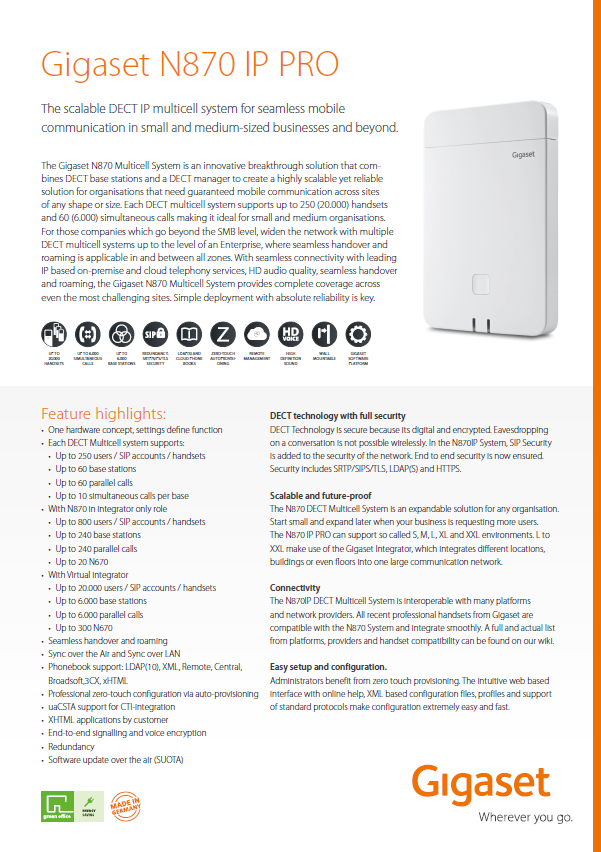 OpenStage M3 Family brochure