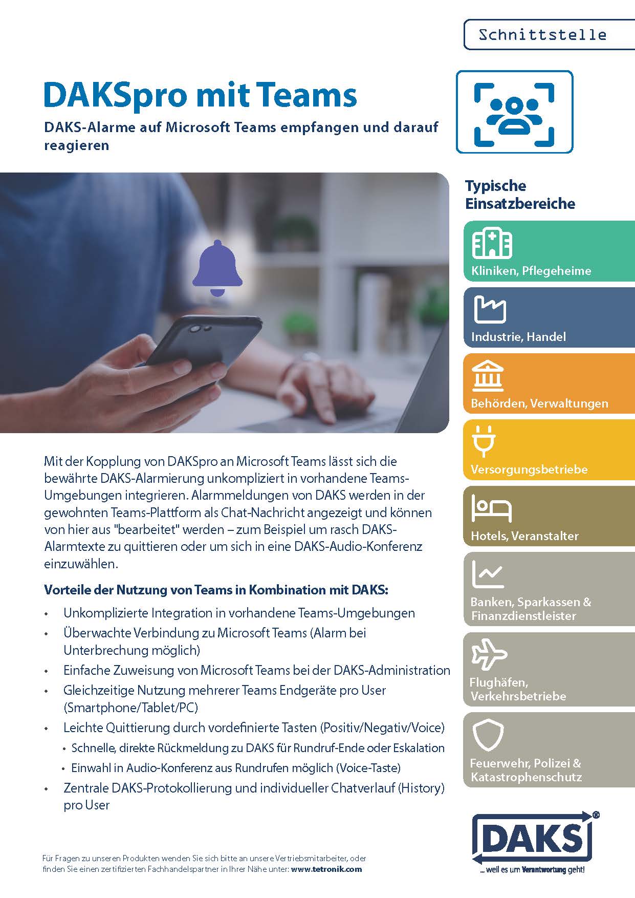 Vorschaubild Schnittstellenbeschreibung DAKSpro an Microsoft Teams