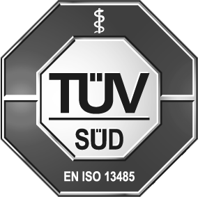 TÜV Süd EN ISO13485 test mark