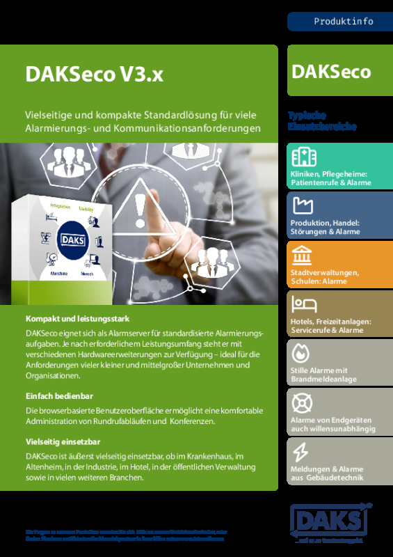 DAKSeco V3.x Produktinfo