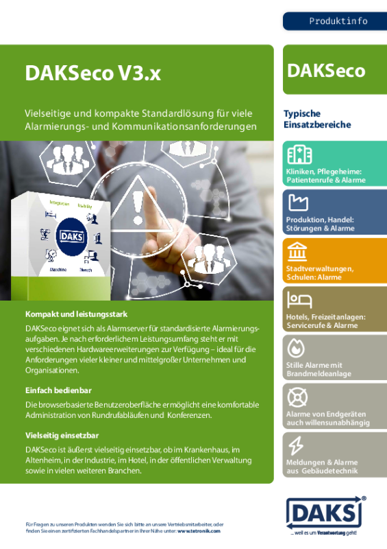 DAKSeco V3.x Produktinfo
