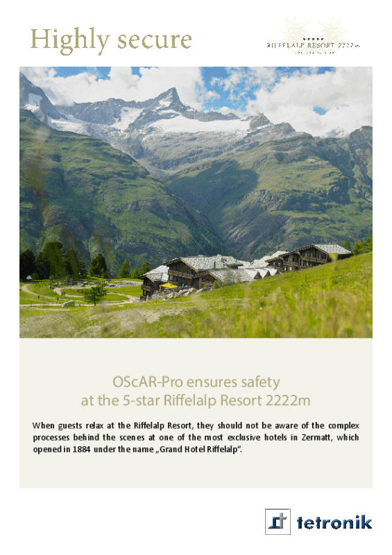 Preview image for the user report on Riffelalp Resort 2222m