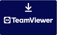 TeamViewer-Badge dunkelblau mit weißer Schrift