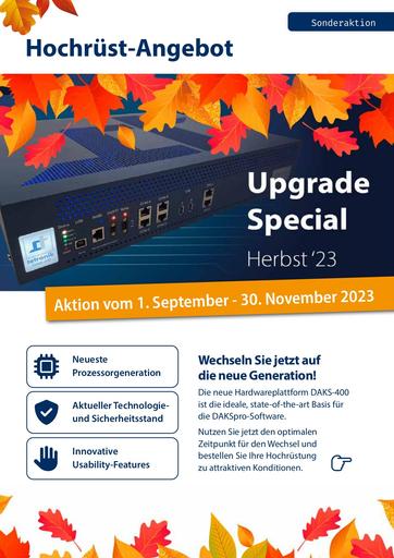 Upgrade Special Herbst '23