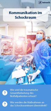 Vorschaubild des 'Kommunikation im Schockraum'-Flyers