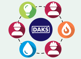Diagram on automation with DAKS