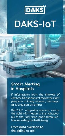 Preview image folded flyer DAKS-IoT in Hospitals