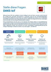 Vorschaubild Checkliste DAKS-IoT - Stelle diese Fragen