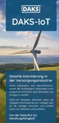 Vorschaubild Falzflyer 'DAKS-IoT in der Versorgungsindustrie'