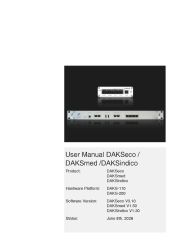 Preview image user manual DAKSmed V1.5