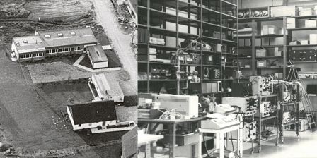 Collage of old company facilities