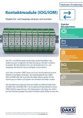 Vorschaubild Produktinfo Kontaktmodule IOG/IOM