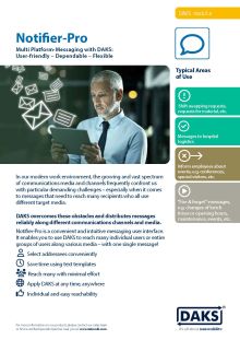 Preview image product info DAKSpro module Notifier-Pro