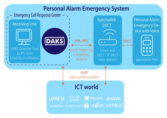 Diagram of the solution with DAKS-PNA