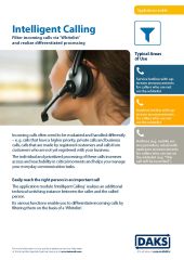 Preview image product info DAKSpro module Intelligent Calling