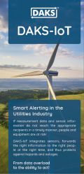 Preview image fold-out flyer 'DAKS-IoT in the Utilities Industry'