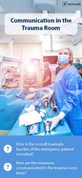 Preview image fold-out flyer Communication in the Trauma Room