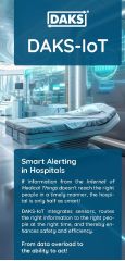 Preview image folded flyer DAKS-IoT in Hospitals