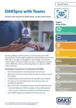 Preview image for the interface description of DAKSpro with Microsoft Teams