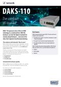 Preview image data sheet DAKS-110 hardware platform