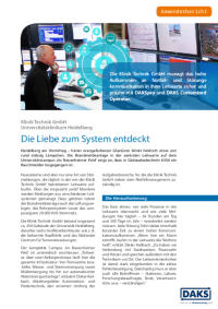 Vorschaubild Anwenderbericht Klinik Technik GmbH