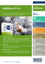 Cover DAKSeco V3.10 product info