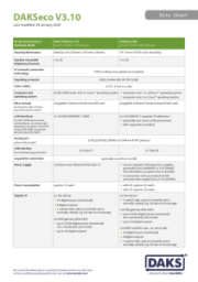 Thumbnail DAKSeco V3.10 data sheet