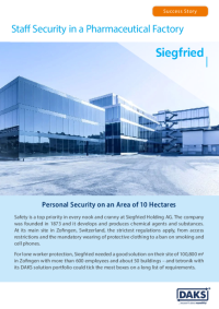 Preview image for the user report on Siegfried AG